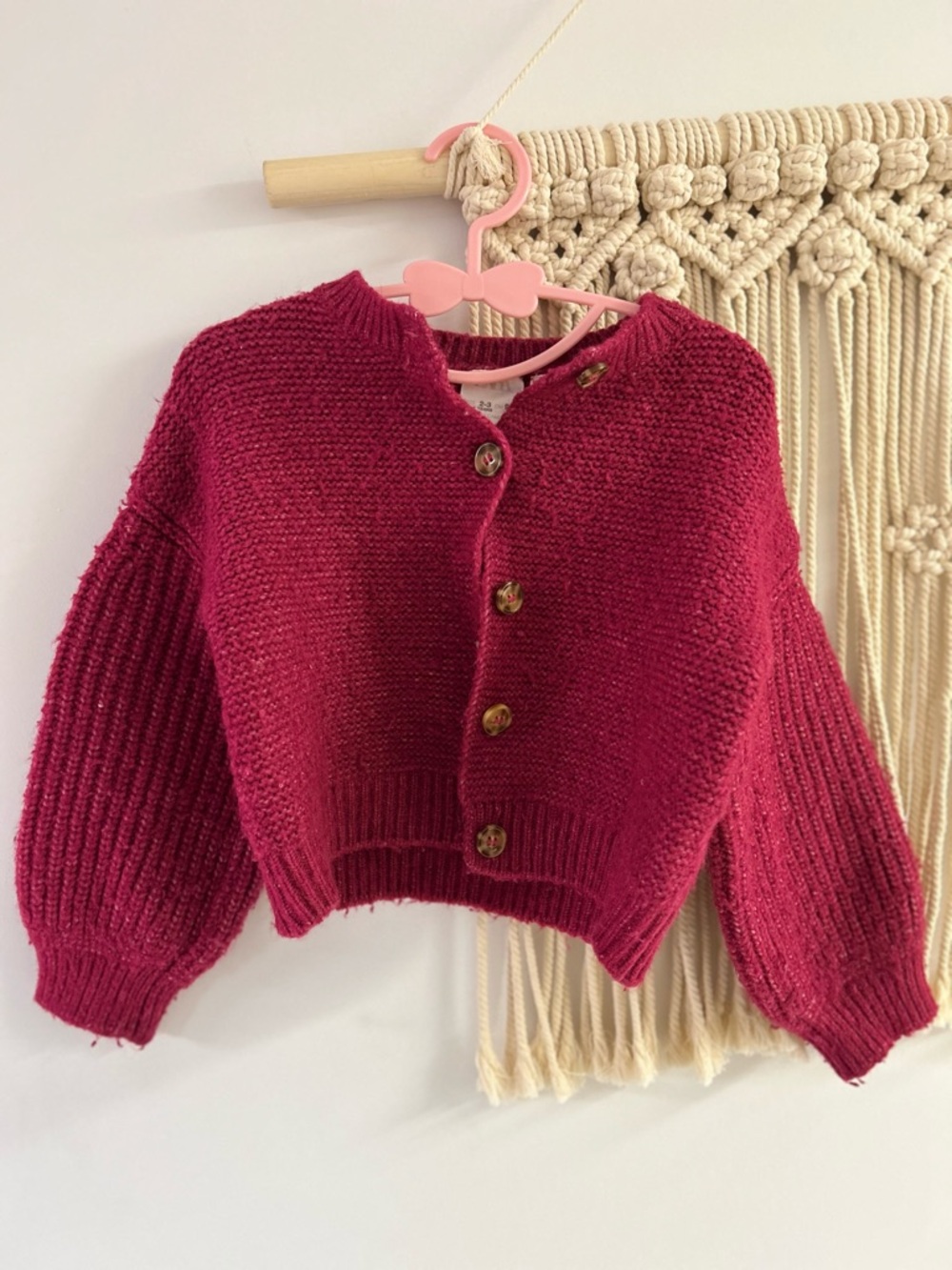 Zara Button-Up Knit Cardigan